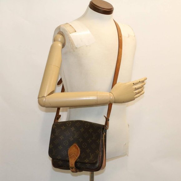 AUTHENTIC LOUIS VUITTON Monogram Cartouchiere MM Shoulder Bag - Picture 2 of 16
